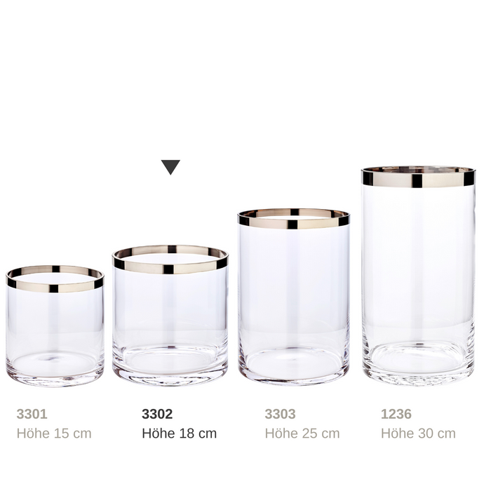 EDZARD Windlicht Molly H 18 cm