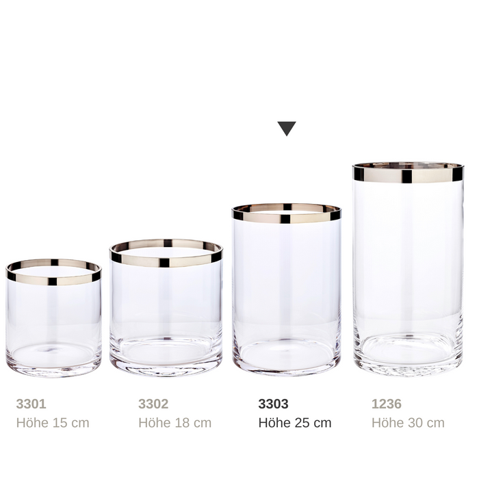 EDZARD Windlicht Molly H 25 cm