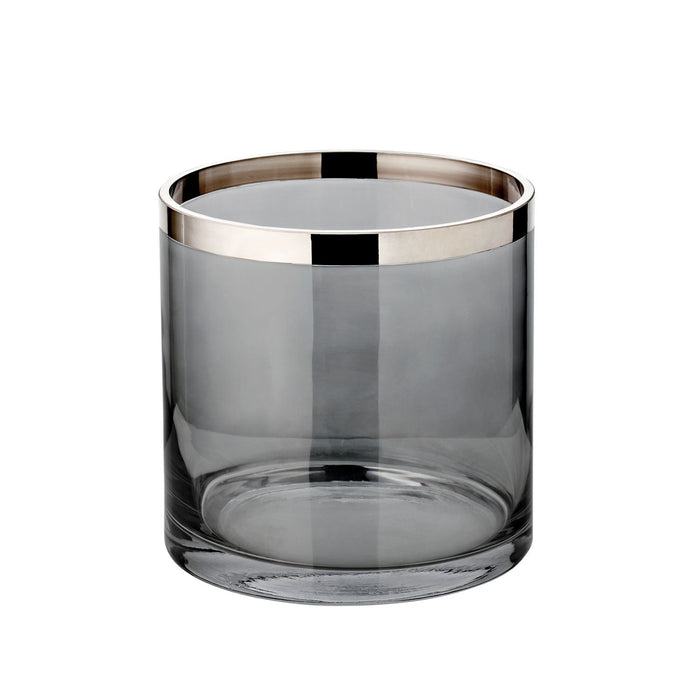 EDZARD Windlicht Zeus dunkel H 15 cm