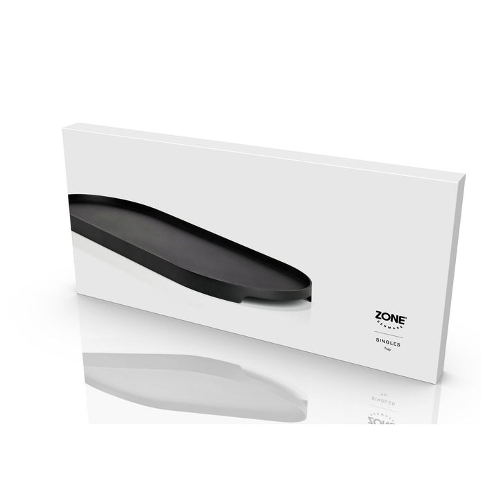 Zone Denmark Tablett Oval Singles 16 cm Black