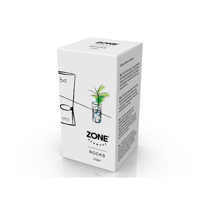 Zone Denmark Barmass Rocks 2,5/5 cl Polished Steel