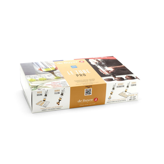 De Buyer LE TUBE PRO FUR CHEF'S : 4 BEHÄLTER & 12 TÜLLEN