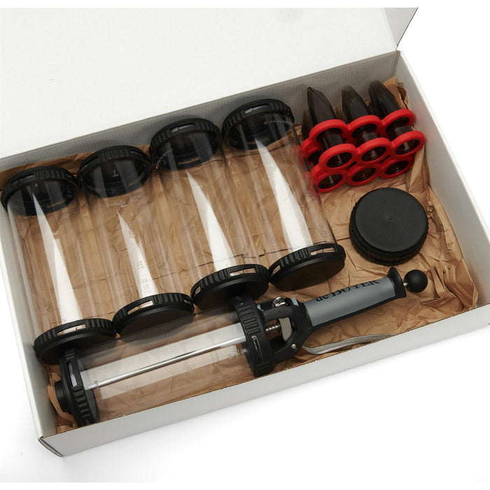 De Buyer LE TUBE PRO FUR CHEF'S : 4 BEHÄLTER & 12 TÜLLEN