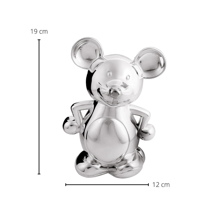 EDZARD Spardose Maus H 19 cm