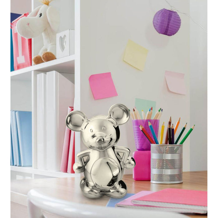 EDZARD Spardose Maus H 19 cm