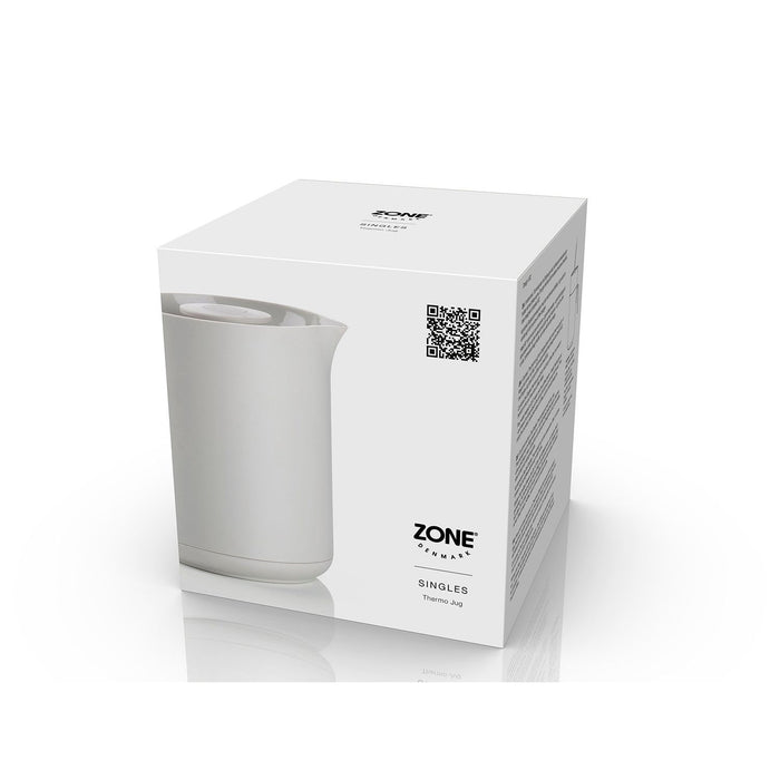 Zone Denmark Thermoskanne Singles 0,6 Liter Warm Grey PP/Gla