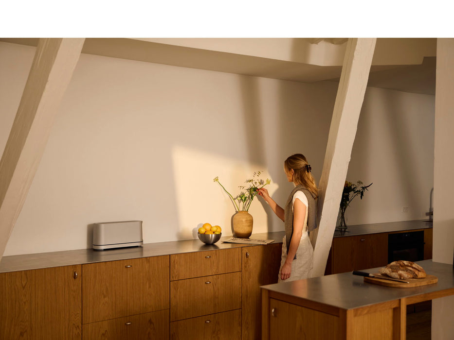 Jacob Jensen Toaster Long Slot Silver