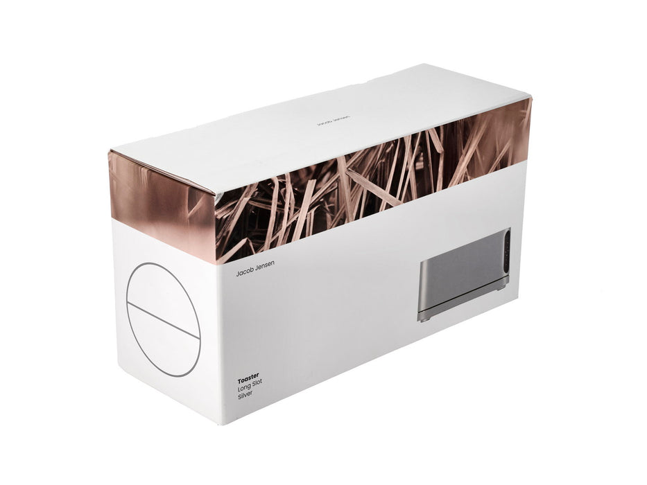 Jacob Jensen Toaster Long Slot Silver