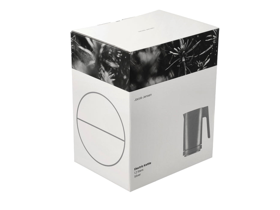 Jacob Jensen Wasserkocher 1,2 Liter Silver