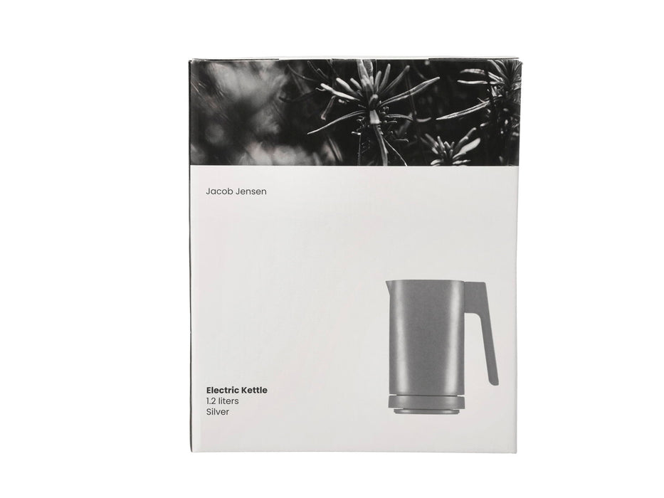 Jacob Jensen Wasserkocher 1,2 Liter Silver