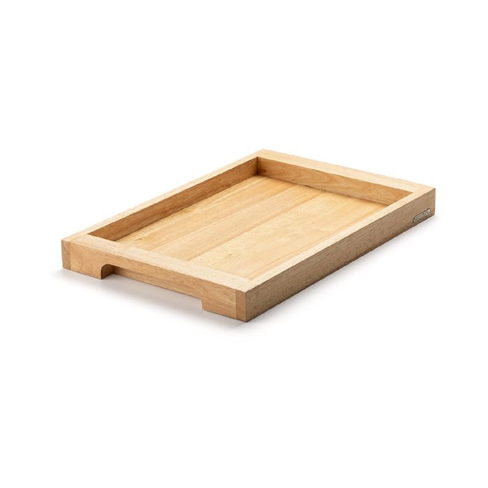 Continenta Tablett, Gummibaum 54x36x4 cm