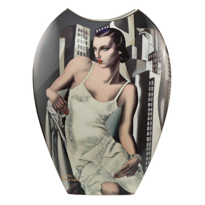 Goebel Artis Orbis Portrait Allan Bott and Ira P. - Vase