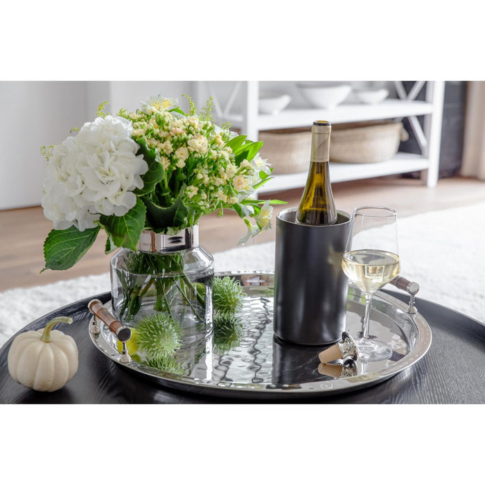 EDZARD Vase Gabi H 19 cm dunkel