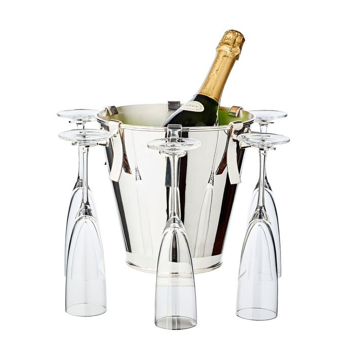 EDZARD Sektkühler Calo m. 6 Haltern