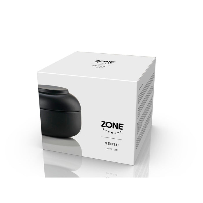 Zone Denmark Gefäß mit Deckel Sensu 10 x 7,5 cm Black