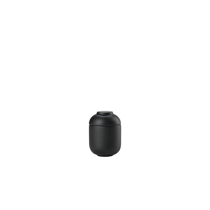 Zone Denmark Gefäß mit Deckel Sensu 6,5 x 9 cm Black