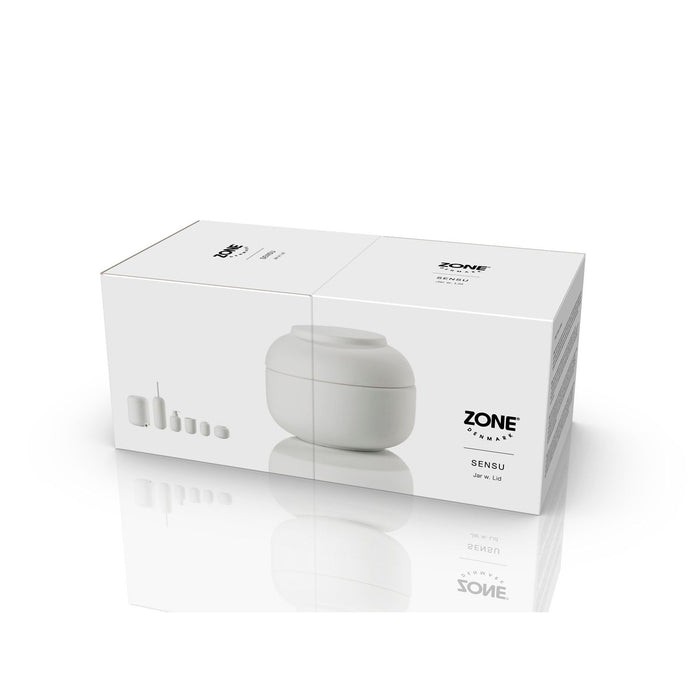 Zone Denmark Gefäß mit Deckel Sensu 10 x 7,5 cm White