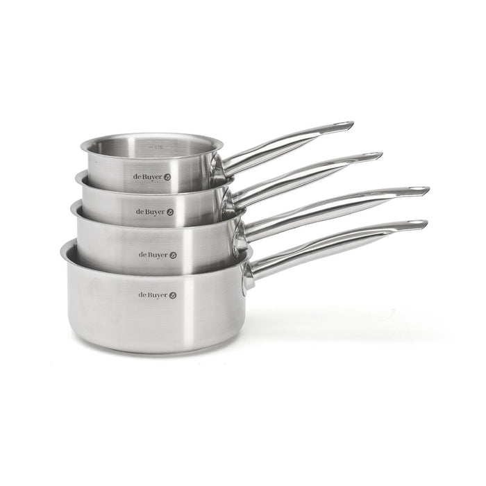 De Buyer 4 STIELKASSEROLLEN 14-16-18-20 CM PRIM APPETY