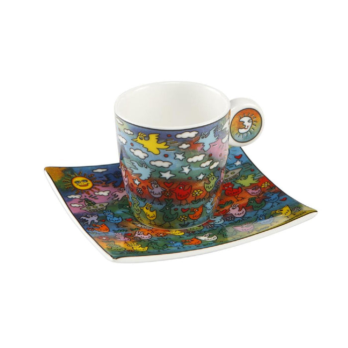 Goebel James Rizzi  - Up Down and Fly Around - Espressotasse