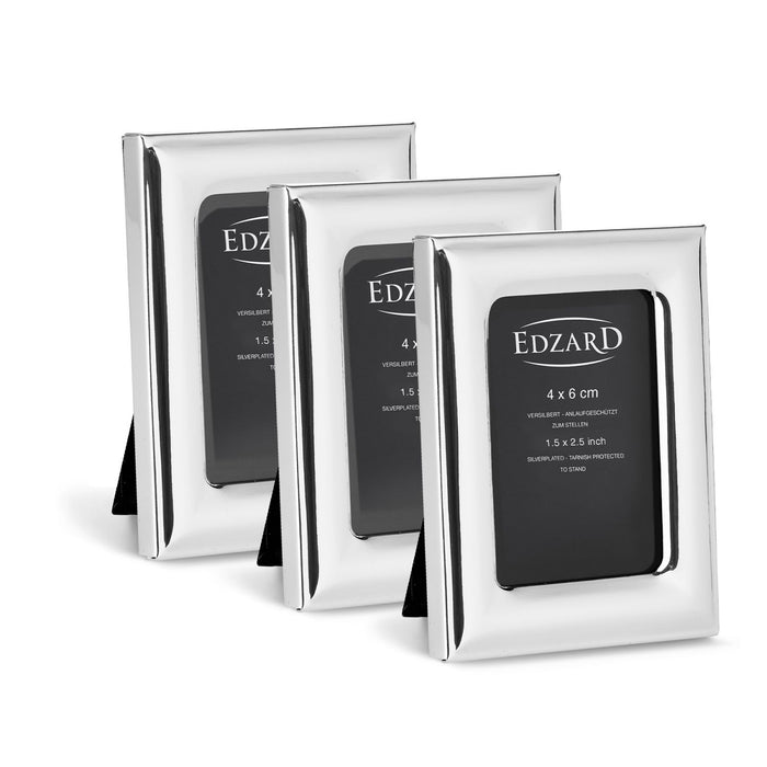 EDZARD Fotorahmen Adria 3er Satz 4x6 cm