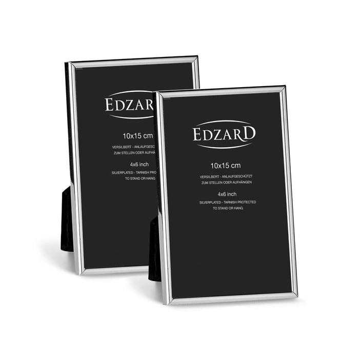 EDZARD Fotorahmen 2er Set Genua 10x15 cm