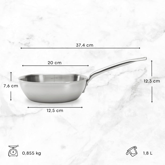 De Buyer KONISCHE SAUTEUSE ALCHIMY 20 CM