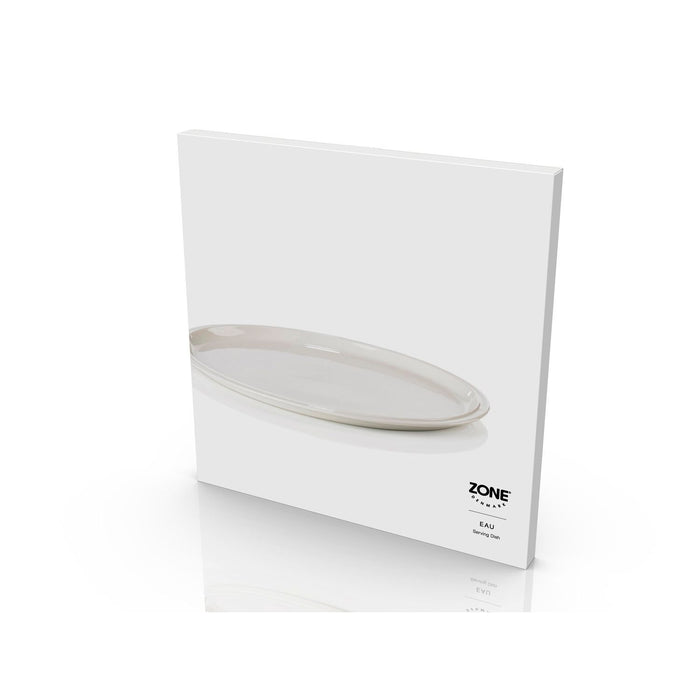 Zone Denmark Servierplatte Eau 32 cm Offwhite Porzellan