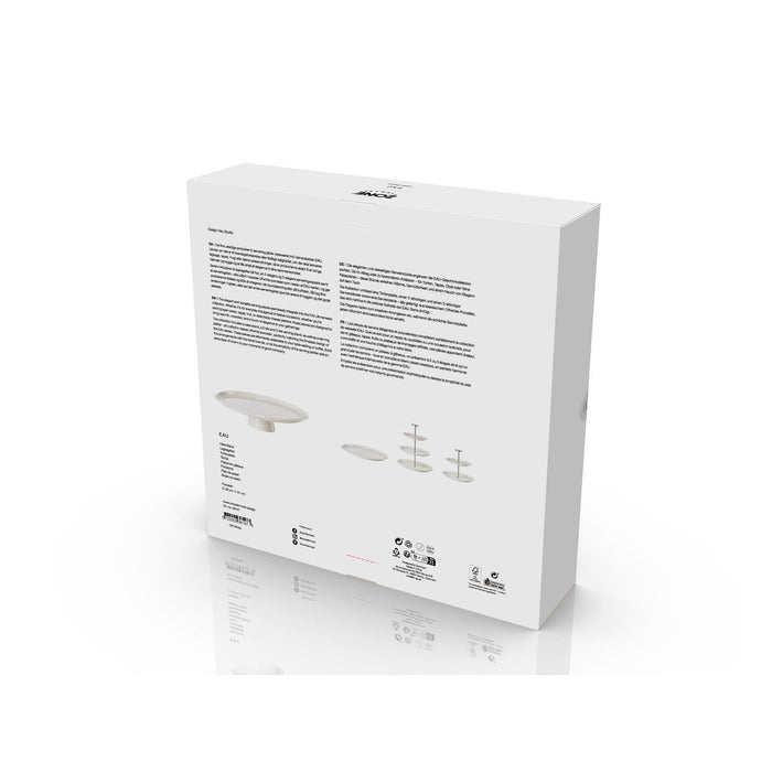 Zone Denmark Tortenplatte Eau 32 cm Offwhite Porzellan