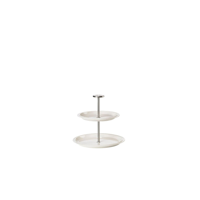 Zone Denmark Servierständer, 2 Etagen Eau 20 cm Offwhite Porzellan