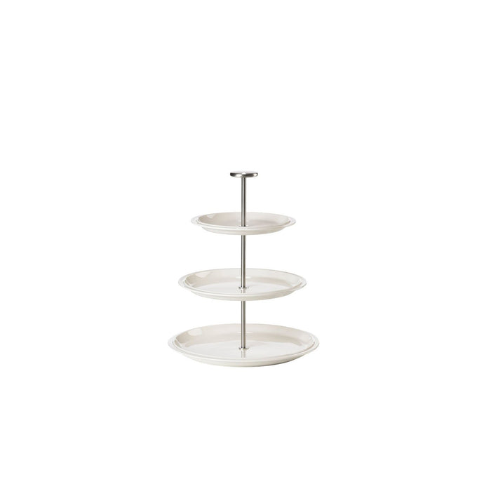 Zone Denmark Servierständer, 3 Etagen Eau 24 cm Offwhite Porzellan