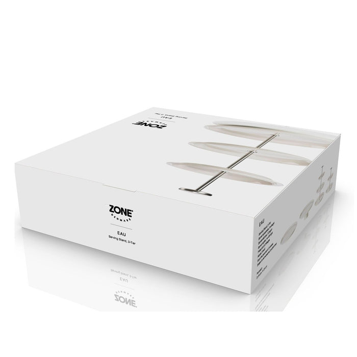Zone Denmark Servierständer, 3 Etagen Eau 24 cm Offwhite Porzellan