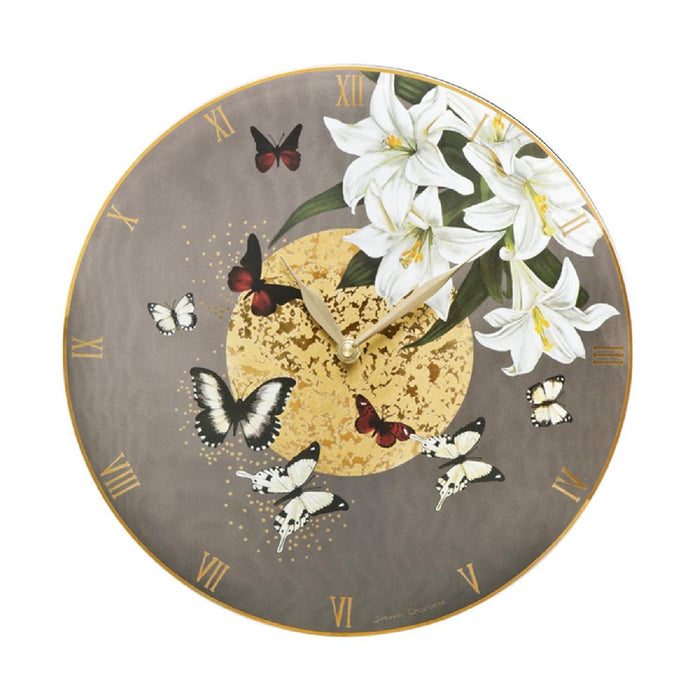 Lilies Grey - Wanduhr