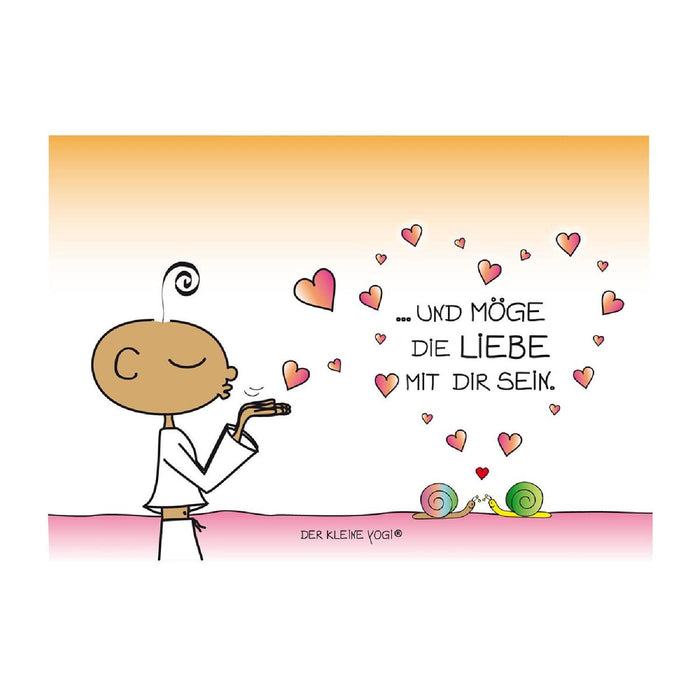 Goebel Postkarten Der kleine Yogi - "Und möge die Liebe mit..." - Postkarte