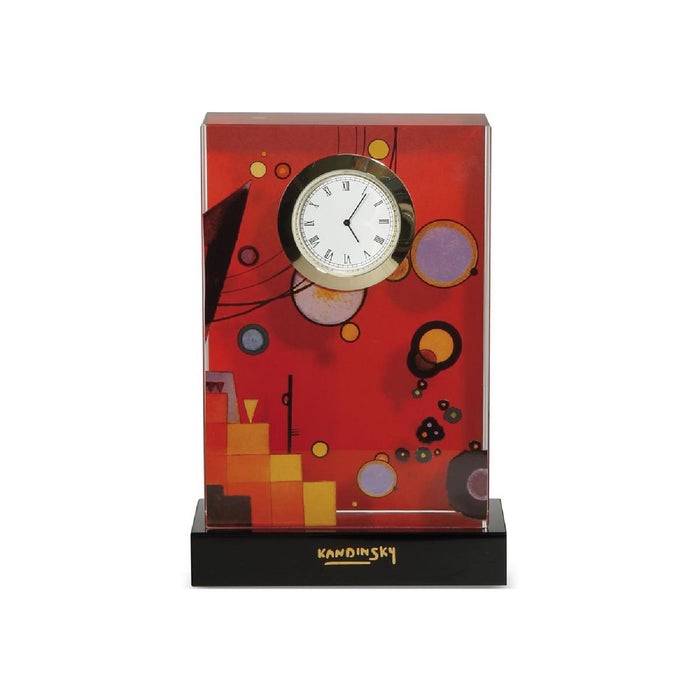 Goebel Wassily Kandinsky  - Schweres Rot - Tischuhr
