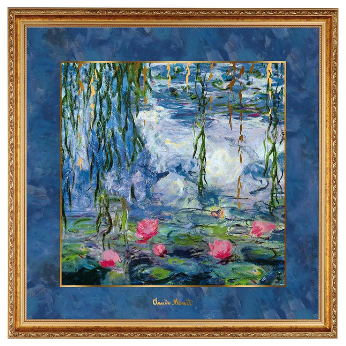 Goebel Claude Monet  - "Seerosen mit Weide" - Wandbild