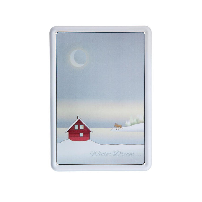 Goebel Scandic Home Wohnaccessoires Winter Dream - Metallpostkarte