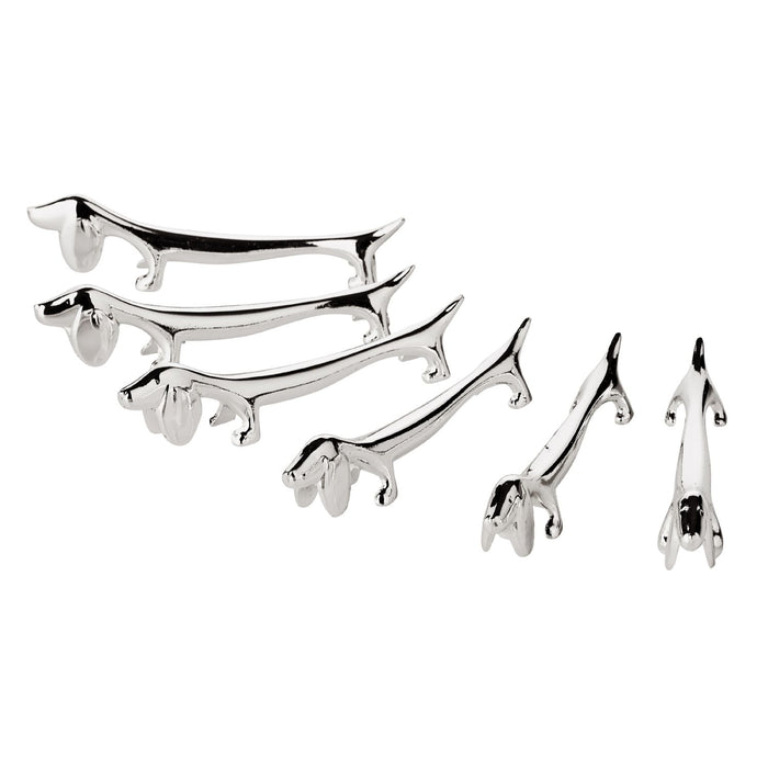 EDZARD Messerbank Hund 6er Satz L 9 cm