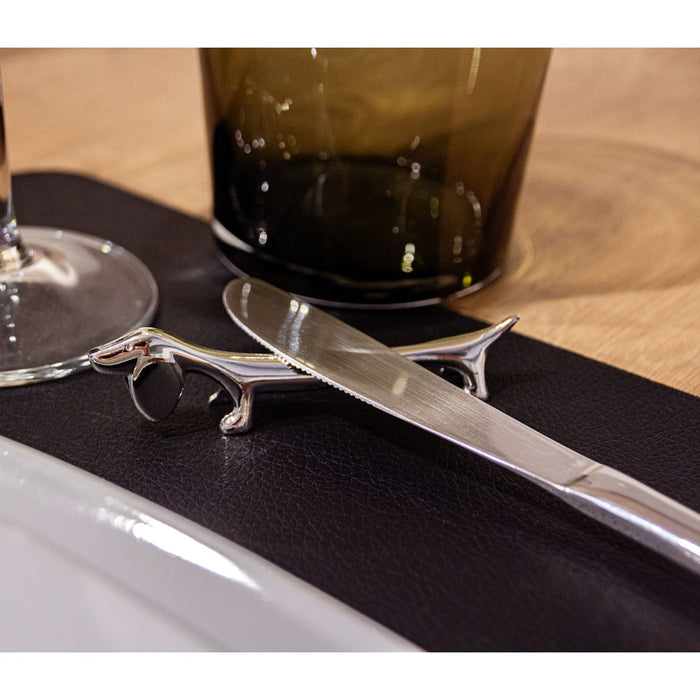 EDZARD Messerbank Hund 6er Satz L 9 cm