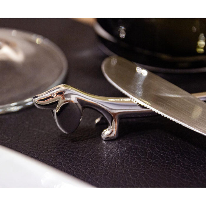 EDZARD Messerbank Hund 6er Satz L 9 cm