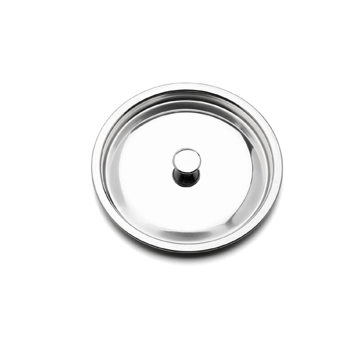 Weis Mini-Topf mit Deckel 550 ml, Edelstahl, Silber, 13 cm