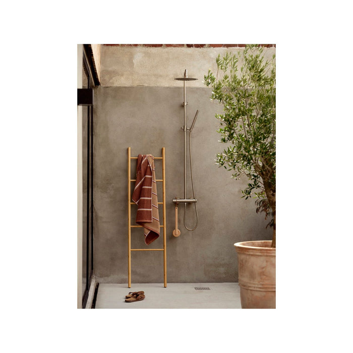 Zone Denmark Badehandtuch Sauna 70x140 Terracotta/Camel/Lupine