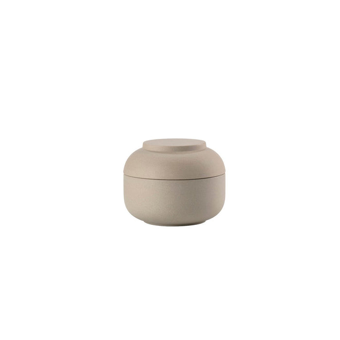 Zone Denmark Gefäß mit Deckel Sensu 10 x 7,5 cm Taupe