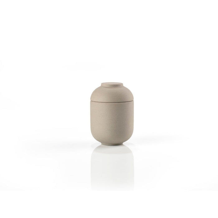 Zone Denmark Gefäß mit Deckel Sensu 6,5 x 9 cm Taupe