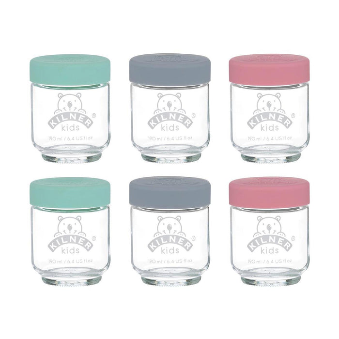 KILNER Babygläser, 6 x 190 ml