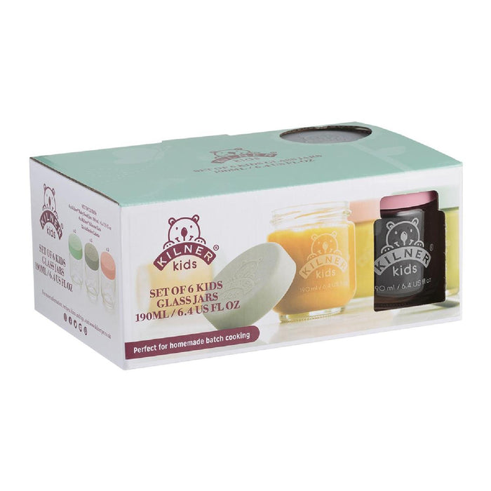 KILNER Babygläser, 6 x 190 ml