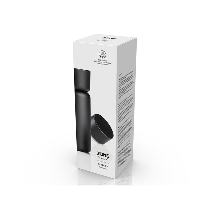 Zone Denmark Thermobecher Singles 400 ml Black