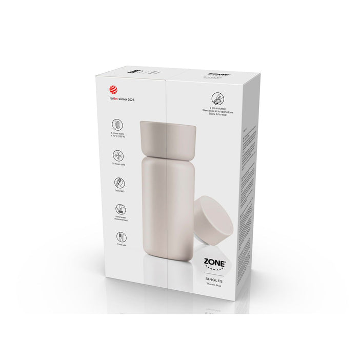 Zone Denmark Thermobecher Singles 400 ml Cream