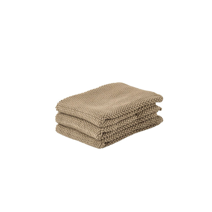 Zone Denmark Putzlappen 3 Stck. Khaki
