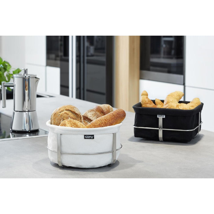 GEFU Brotkorb BRUNCH, eckig, schwarz