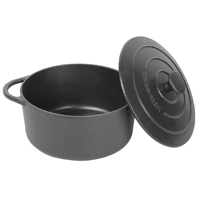 Bratentopf rund 24cm schwarz